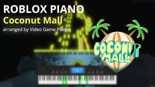 Coconut Mall | Mario Kart Wii [ROBLOX Piano]