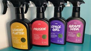 New Lush Limited Edition Body Sprays! First Impressions Lemony Flutter Passion Space Girl Grape Soda