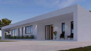 Luxury and Modern 4 Bedroom House Design | 24m x 12m