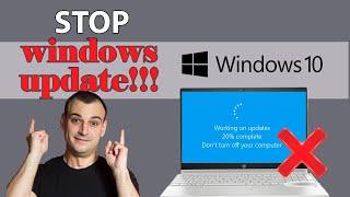 How to Stop Windows 10 Updates PERMANENTLY | Disable Windows Updates