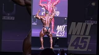 Behrouz tabani on stage🫡 #behrouztabani #gym #mrolympia #iranbodybuilder #shorts