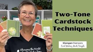 Stunning Two-Tone Cardstock Techniques for Card Making | Autumn to Remember