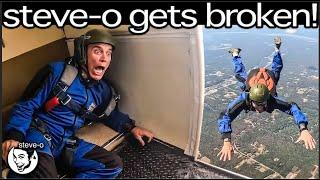 What Happens When You Skydive 25x In A Row… | Steve-O