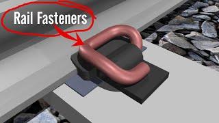 Why rail #fasteners used | #railjoints #spikes | #e-clip fastening system | #letsgrowup