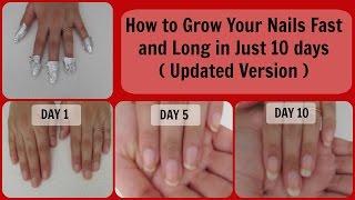 How to Grow your nails really fast and long in just 10 days ( Updated Version ) | Mamtha Nair