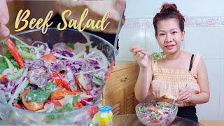 Easy Beef Salad With Chilli Mayonnaise