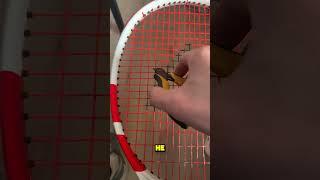 This tenis racket is going to explode 