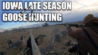 IOWA LATE SEASON GOOSE HUNTING