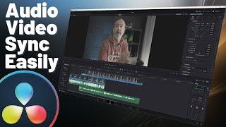 How to sync two or more clips in Davinci Resolve - Quick tip thursday