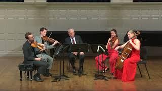 Mozart Clarinet Quintet in A Major, K. 581, I. Allegro -- Callisto Quartet and David Shifrin