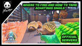 Where To Find And How To Tame Achatinas In Extinction | ARK: Survival Ascended