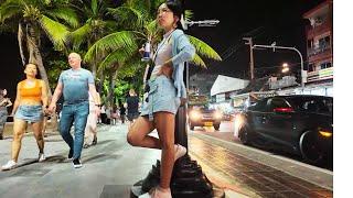  [4K] Beach Road so many ladies - Pattaya Thailand May 2025