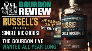 Russell’s Reserve Single Rickhouse CNF Bourbon Review! MIND BLOWN!