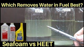 Is HEET better than Seafoam for Water in Fuel?  Let's find out!