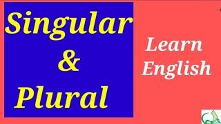 Singular and plural (Learn and speak English)