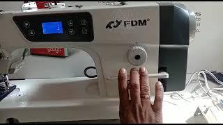 FD180 Direct Drive Single Needle Lock Stitch Sewing Machine Complete Set FDM