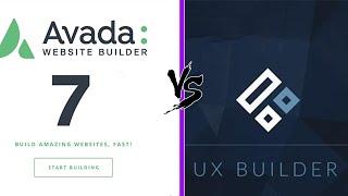 Avada vs UX-Builder - Comparing great pagebuilders