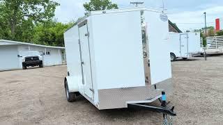 Continental Cargo 6x12 Enclosed Cargo Trailer with Ramp Door - AAA Trailer - Howell MI