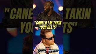 Terence Crawford VIOLATES Canelo to his face in heated exchange at presser!