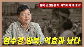 임수경의 방북으로 역효과 났다...  | 탈북 인권운동가 '가와사키 에이코' 인터뷰