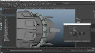 maya radial instance