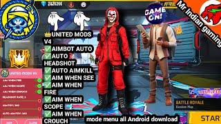 Finally free fire Max mod menu free download all Android 100% working 