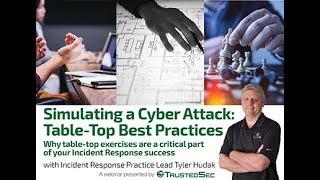 Webinar: Simulating a Cyber Attack – Table-Top Best Practices