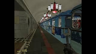 Новогодний поезд 2022 в Garry's mod Metrostroi