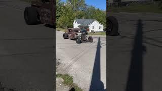 A couple of antique cars in Kentucky. Love the German Shepard in the second one.