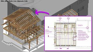 Modeling Wood Structure in Revit - Residential (The North Wing - PT 4)