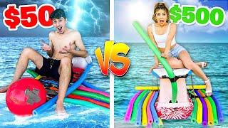 $50 vs $500 DIY Survival Boat! **BUDGET CHALLENGE**
