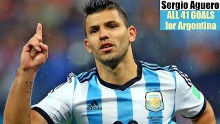 Sergio Aguero ◉ All 41 Goals for Argentina 