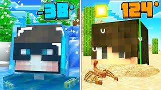 KAAN STYLE VE EFE BUZDA YAŞAMAK VS ÇÖLDE YAŞAMAK  - Minecraft