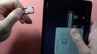 SAMSUNG Galaxy Tab A9: Insert SD Memory Card - Install micro SD Card #taba9