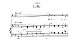 Faure: "Lydia" sung by Bob Mitchell