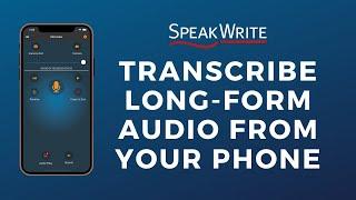 SpeakWrite Transcription Services | Fast, Accurate & Reliable