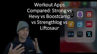 Workout Apps Compared: Strong vs Hevy vs Boostcamp vs Strengthlog vs Liftosaur