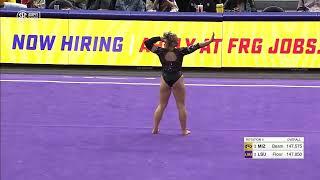 Sierra Ballard Floor LSU vs Missouri 2023 9.850