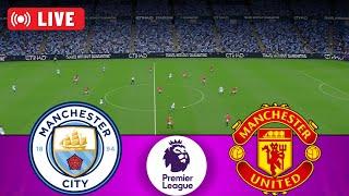 MANCHESTER CITY vs MANCHESTER UNITED LIVE | English Premier League 2024-25 | eFootball Match