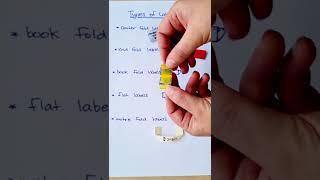 Different types of fabric label cuts for sewing into your me made garments