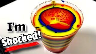 Explosive Cells! Flip Cup Painting Technique