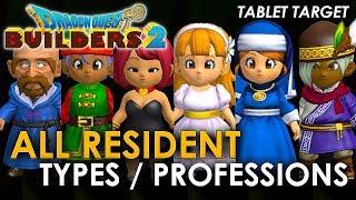 Dragon Quest Builders 2 - Recruit Residents With Different Jobs - 12 Profession (Guide)