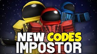 ALL NEW SECRET CODES IN ROBLOX IMPOSTER!