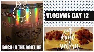 BACK IN THE ROUTINE VLOGMAS DAY 12