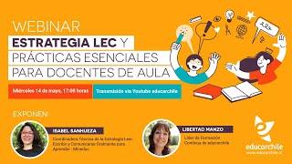 Webinar Estrategia LEC y Prácticas Esenciales para docentes de aula