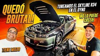 TUNEAMOS El Proyecto SKYLINE R34 en el Dyno +8,000RPM TURBO, Sacamos LA POTENCIA y PRUEBA DE CALLE