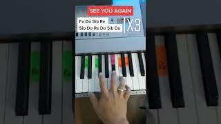 See You Again - Wiz Khalifa (PIANO TUTORIAL) EASY Piano Fácil