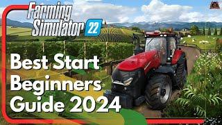 Get the Best Start in Farming Simulator 22!  - Beginners Guide 24