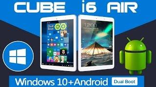 Обзор Планшета Cube i6 Air на Windows 10+Android 4.4