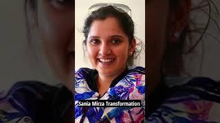 Sania Mirza Transformation ⭐ Thenvsnow #shorts #saniamirza